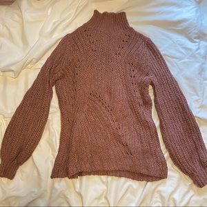 blush pink Lucky brand sweater